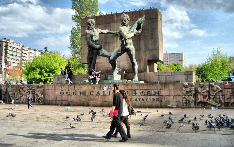 Güvenpark в Kızılay — монумент Безопасности и сердце Ankara