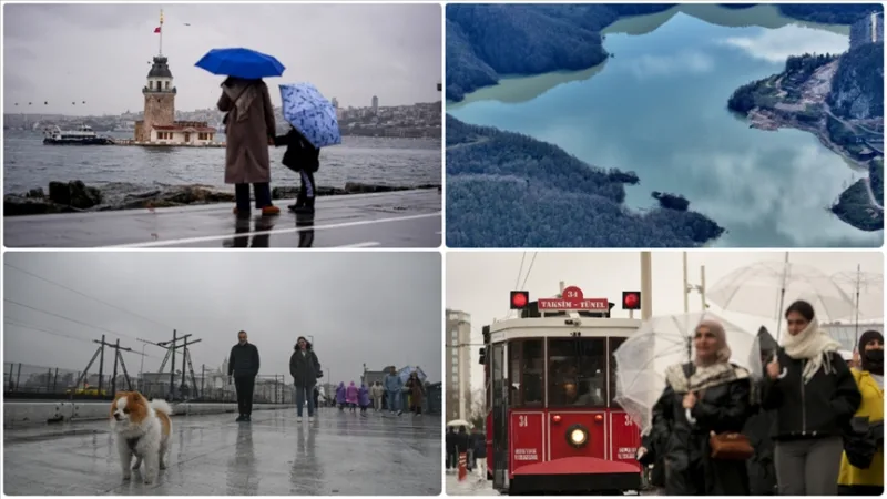 Die Niederschläge in Istanbul haben den Füllstand der Stauseen in den letzten zwei Wochen um etwa 20 Prozent erhöht