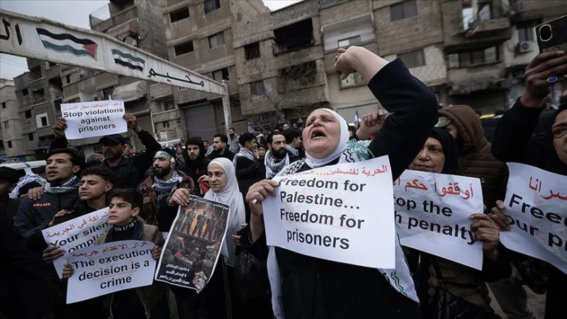 In der syrischen Hauptstadt Damaskus wurde gegen das israelische Gesetz zur Verhängung der Todesstrafe gegen Palästinenser protestiert