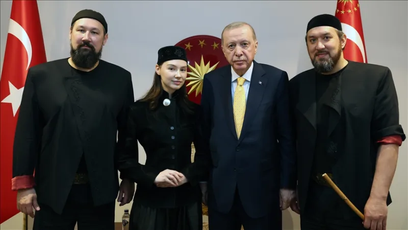 Президент Эрдоган принял музыкальную группу «Ay Yola»