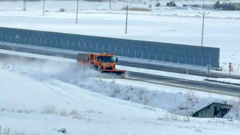 Cold weather affected Erzurum, while snow fell in Ardahan, Ağrı, and Kars