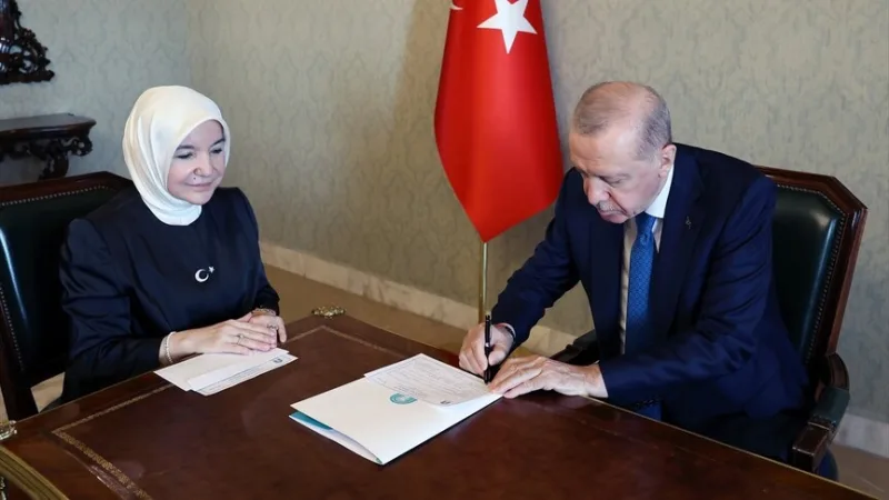 قدم الرئيس أردوغان تبرعاً بالذبيحة إلى دار العجزة